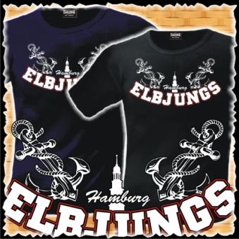 T-Shirt - Elbjungs * geankert * Schwarz | M