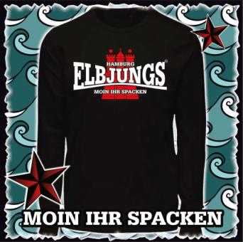 Longsleeve - MOIN IHR SPACKEN L | Schwarz