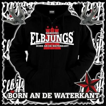 Kapuzensweatjacke - BORN AN DE WATERKANT 