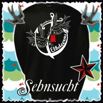 Sweatshirt - Elbdeerns * Sehnsucht * 3XL | schwarz