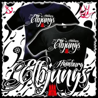 T-Shirt - Elbjungs * Tattoo * Dunkelblau | XL