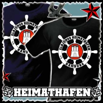 T-Shirt - Elbjungs * Heimathafen * Schwarz | 5XL