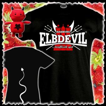 Kinder - T-Shirt - "Elbdevil" - Deerns 