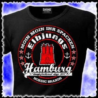 T-Shirt - Elbjungs * Stamp #2 * Schwarz | 5XL