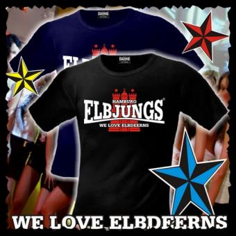 T-Shirt - Elbjungs * WE LOVE ELBDEERNS * 
