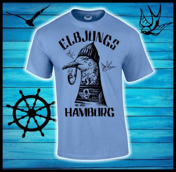 T-Shirt - Elbjungs * Big Möw * Carolina Blue | 3XL