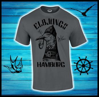 T-Shirt - Elbjungs * Big Möw * Charcoal | 4XL