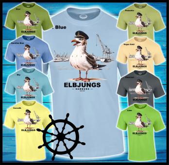 T-Shirt - Elbjungs * Hafenmöwe * Charcoal | L