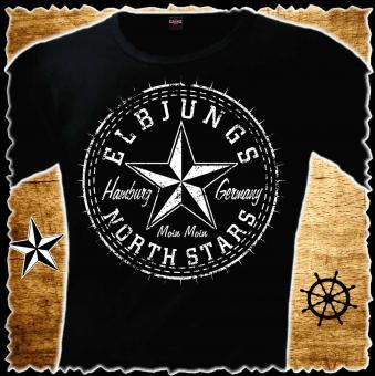 T-Shirt - Elbjungs * NORTH STARS * Schwarz | XXL