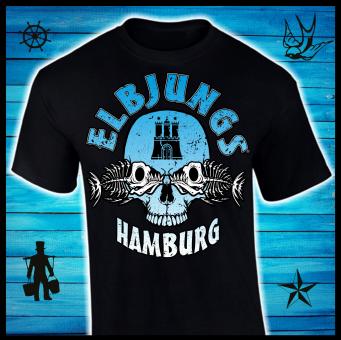 T-Shirt - Elbjungs * Fischkopp * schwarz | 4XL