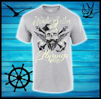 T-Shirt - Elbjungs * Nordic Sailor * Sport Grey | 4XL