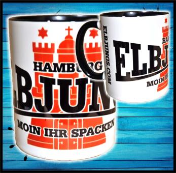 Tasse - Elbjungs - Moin ihr Spacken 